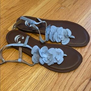 CHARMING CHARLIE baby blue size 7 sandals